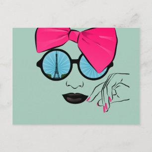 Carte Postale Vue de Paris surdimensionnée