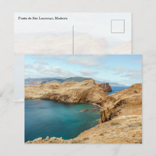 Carte Postale Vue de Ponta de São Lourenço à Madère