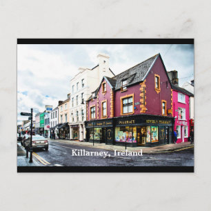 Carte postale vue de rue de Killarney, Irlande