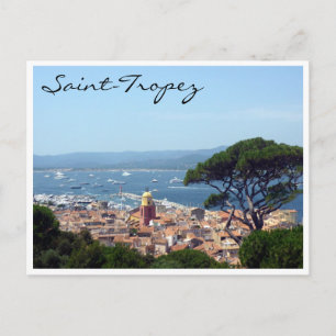 Carte Postale vue de saint-tropez