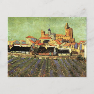 Carte Postale Vue de Saintes Maries par Vincent van Gogh