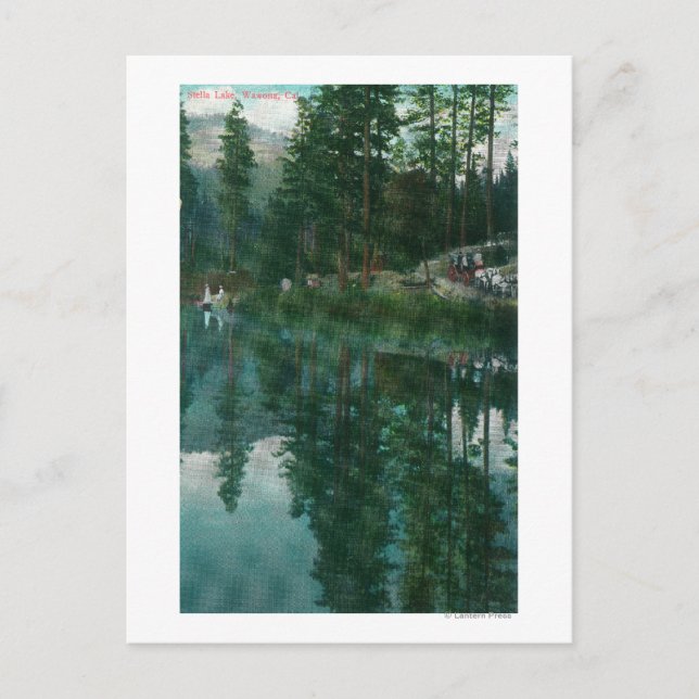 Carte Postale Vue de Stella LakeWawona, CA (Devant)