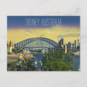 Carte Postale vue de sydney bridge
