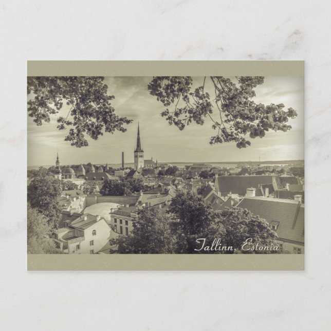 Carte Postale Vue de Tallinn depuis Toompea CC0210 (Devant)