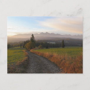 Carte Postale Vue de Tatras depuis Spis Poster