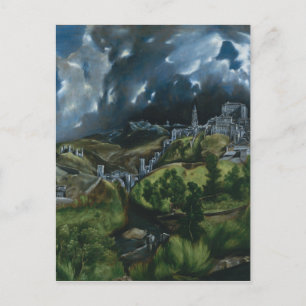 Carte Postale Vue de Tolède, El Greco