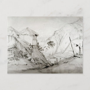 Carte Postale Vue de Valparaiso, 1834