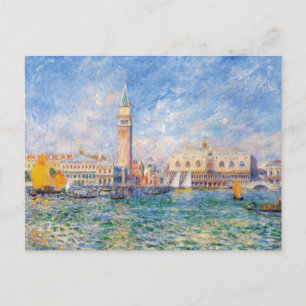 Carte Postale Vue de Venise par Renoir