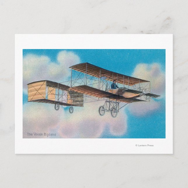 Carte Postale Vue de Voisin BiplaneFrance (Devant)