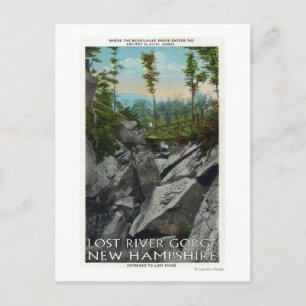 Carte Postale Vue d'entrée d'une gorge glaciaire antique