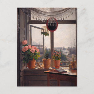 Carte Postale Vue depuis la fenêtre de l'artiste par Martinus Rø