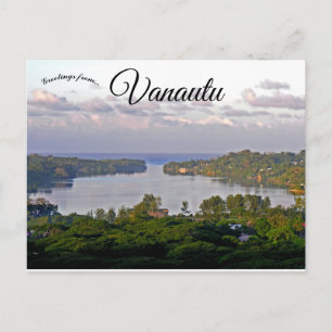 Carte Postale Vue depuis Montmartre Port Vila Vanuatu