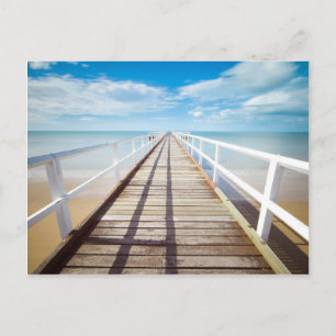 Carte Postale Vue depuis Pier sur la mer