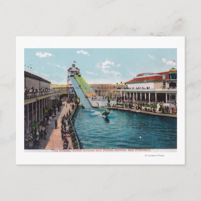 Carte Postale Vue des Chutes à la 10th Ave et Fulton St (Devant)