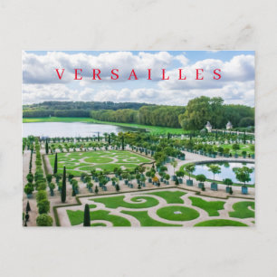Carte postale vue des jardins du palais de Versail