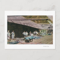 Vue des ouvriers de la carrière d'Eureka