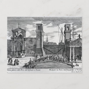 Carte Postale Vue des portes à l'entrée de l'Arsenal