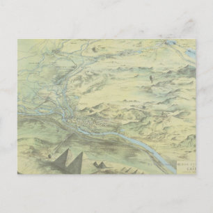 Carte Postale Vue d'Oiseau du Caire