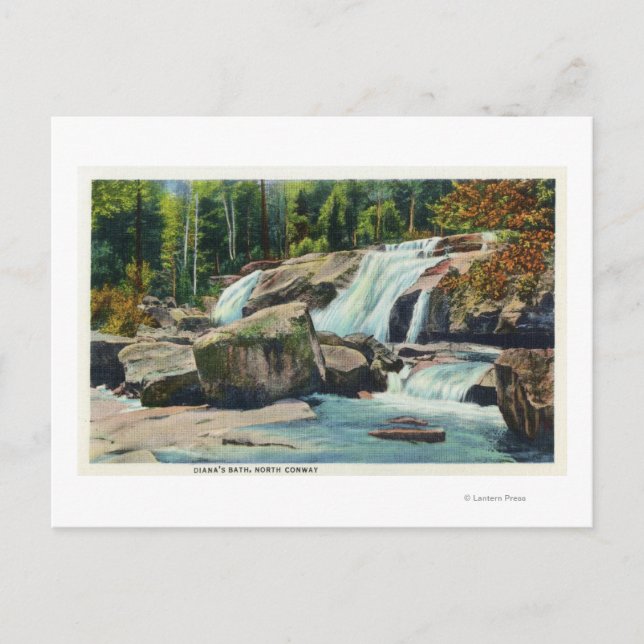 Carte Postale Vue du bain de Diana (Devant)