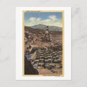 Carte Postale Vue du barrage Shasta