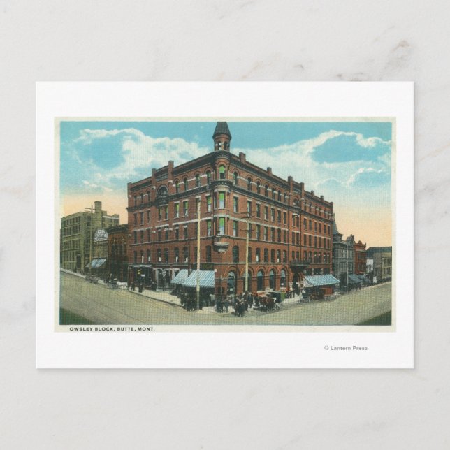 Carte Postale Vue du bloc Owsley de TownButte, MT (Devant)