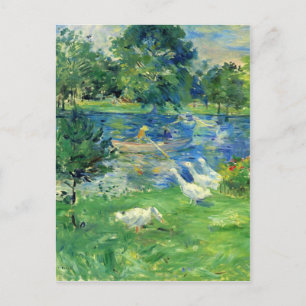 Carte Postale Vue du Bois de Boulogne par Berthe Morisot