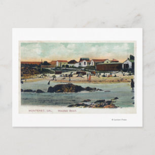 Carte Postale Vue du bord de mer de Macabee Beach Monterey, CA