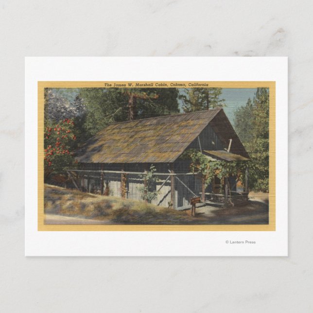 Carte Postale Vue du Cabine James W. Marshall (Devant)