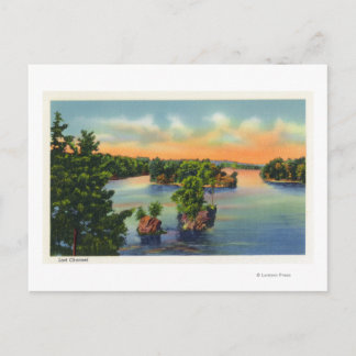 Carte Postale Vue du canal perdu