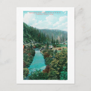 Carte Postale Vue du canyon de la rivière Sacramento sur SP