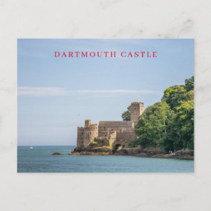 Carte postale vue du château de Dartmouth