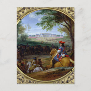 Carte Postale Vue du château de Versailles en 1669