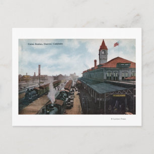 Carte Postale Vue du chemin de fer Union Station