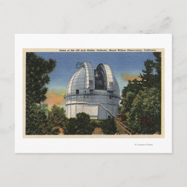 Carte Postale Vue du Dôme de l'observatoire et du télescope (Devant)