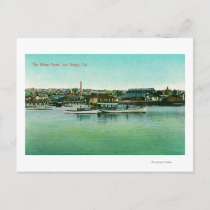 Carte Postale Vue du front d'eau San Diego, CA