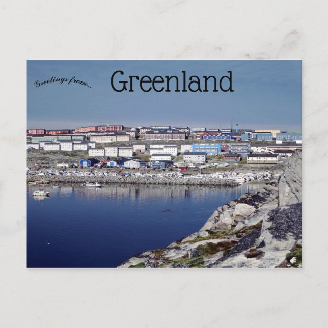 Carte Postale Vue du Groenland de Nuussuaq (Devant)