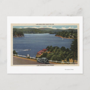 Carte Postale Vue du lecteur Lake Edge près du barrage