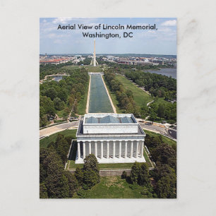 Carte Postale Vue du Lincoln Memorial Washington DC Sympathie