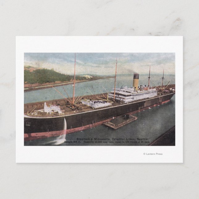 Carte Postale Vue du Minnesota Oriental Liner (Devant)