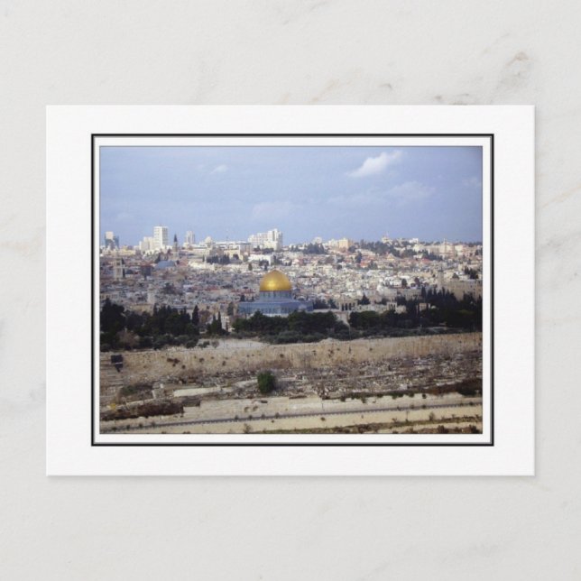 Carte Postale Vue du mont des Oliviers (Devant)