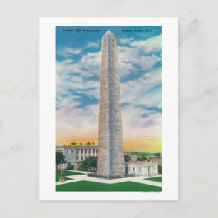 Carte Postale Vue du monument de Bunker Hill