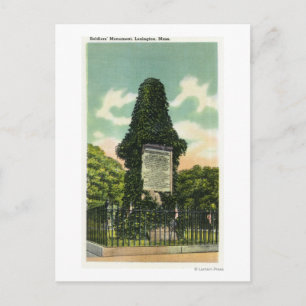 Carte Postale Vue du monument des soldats