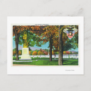 Carte Postale Vue du Monument Français, Soldats en