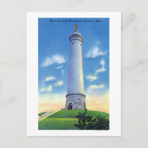 Carte Postale Vue du monument Myles Standish