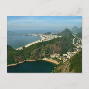 Carte postale "Vue du pain de sucre, Rio de Janeir