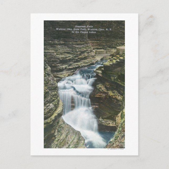 Carte Postale Vue du parc national des Chutes Diamond (Devant)