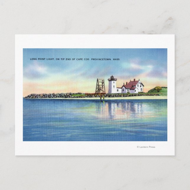 Carte Postale Vue du phare de Long Point (Devant)