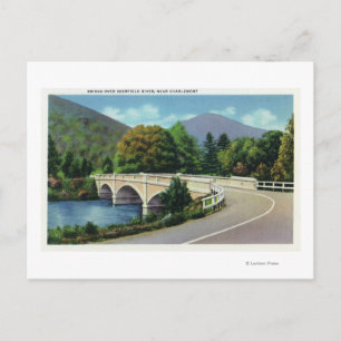 Carte Postale Vue du pont sur la rivière Deerfield