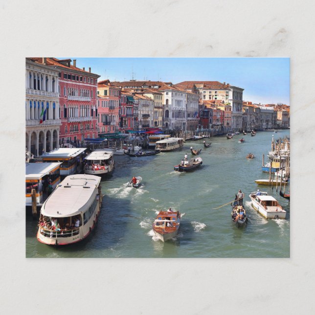 CARTE POSTALE VUE DU PONT VENICE RIALTO (Devant)