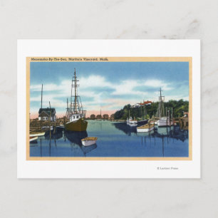 Carte Postale Vue du port, Martha's Vineyard